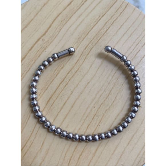 Silver Beaded Childs Bracelet #beaded  bracelet - Picture 1 of 5